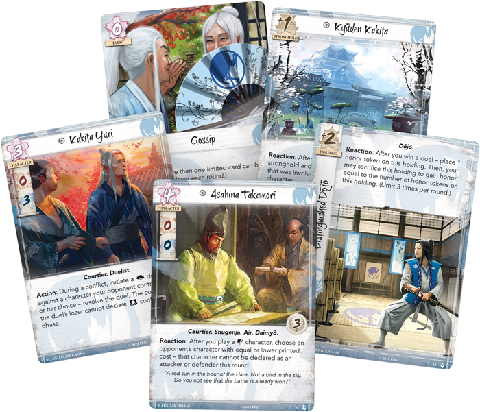 Legend of the Five Rings : The Card Game - Masters of the Court Clan Pack